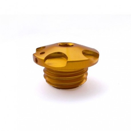 Tappo Olio Motore DAYTONA BULLET M27XP3.0 Colore Rosso. Realizzato In Alluminio Anodizzato Con O-ring Incluso. Perfetto Per Personalizzare La Tua Moto Con Stile Giapponese. - 4