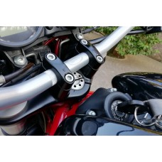 Handlebar Ergal bends low 22 mm SRT for naked bikes