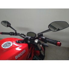 Manillar en ergal curva media 22 mm SRT para moto naked