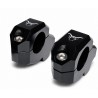 Handlebar risers move back 28 mm