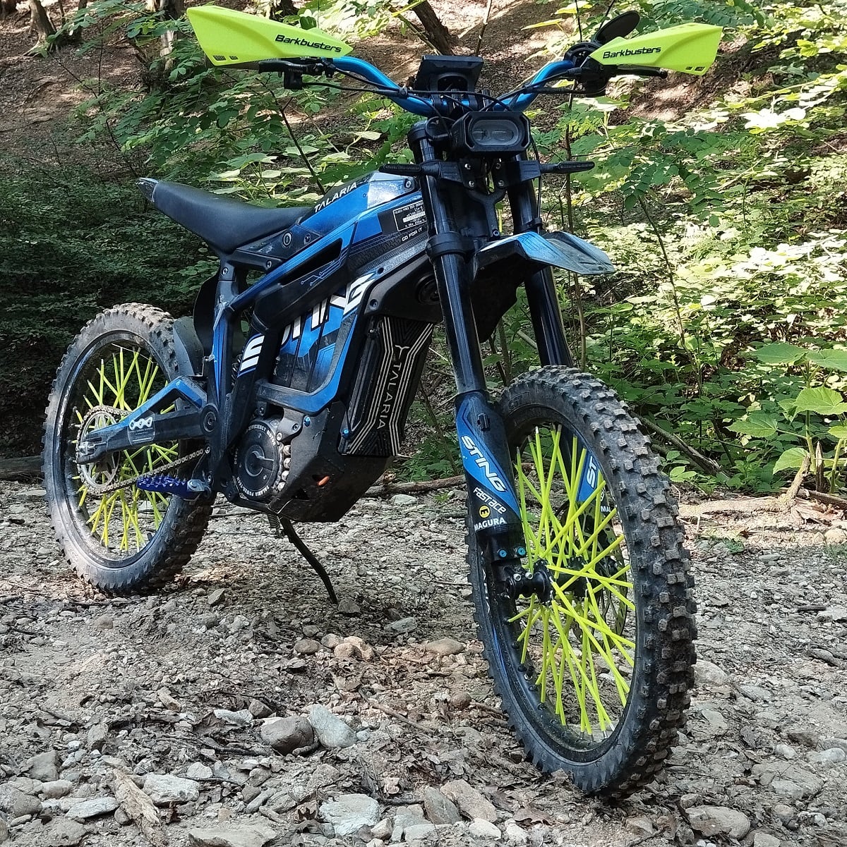 JXR Blue Handlebars For Sur-Ron Light Bee & Talaria Sting / Sting R - Upgrade